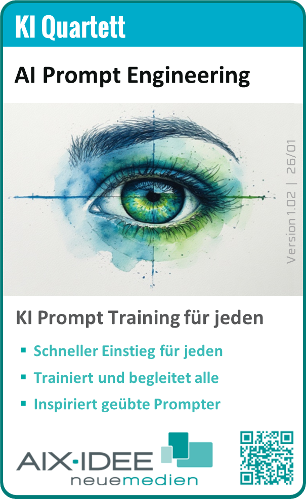 KI Quartett Kartendeck Deckblatt 2025/12